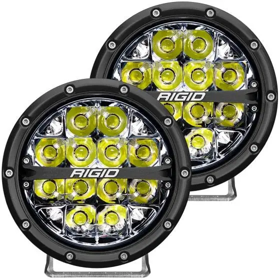 Rigid 360-Series 6" Led Oe Off-Road Fog Light Spot Beam White Backlight | Pair 1