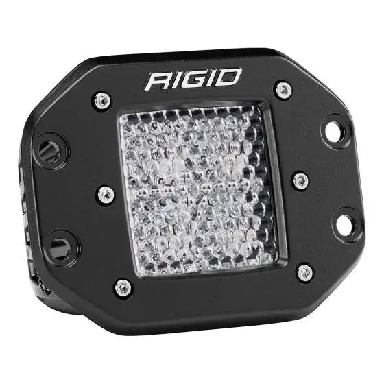 Rigid D-Series Pro Flood Diffused Flush Mount Black 1