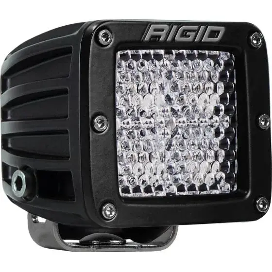 Rigid D-Series Pro Flood Diffused Surface Mount Black 1 Lights 1