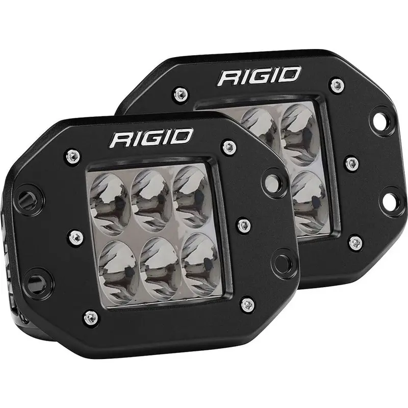 Rigid D-Series Pro Specter Driving Flush Mount Pod Light - Pair 1
