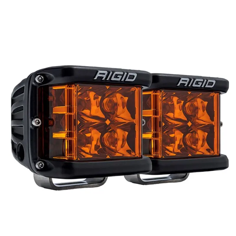 Rigid D-Ss Spot Amber Pro Pods - Pair 1
