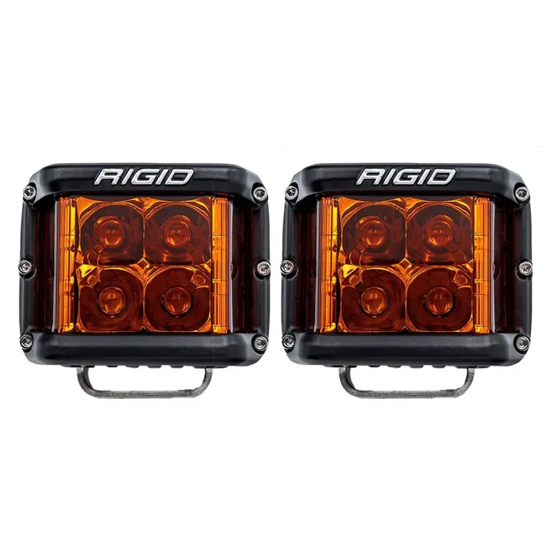 Rigid D-Ss Spot Amber Pro Pods - Pair 2