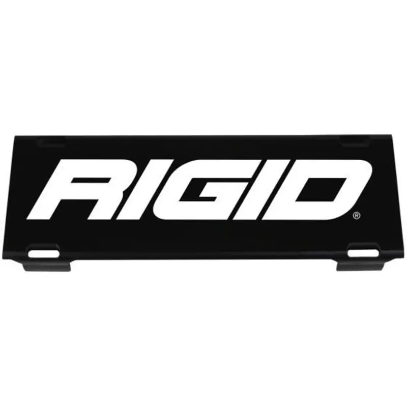 Rigid E-Series 10" Black Polycarbonate Plastic Cover 1