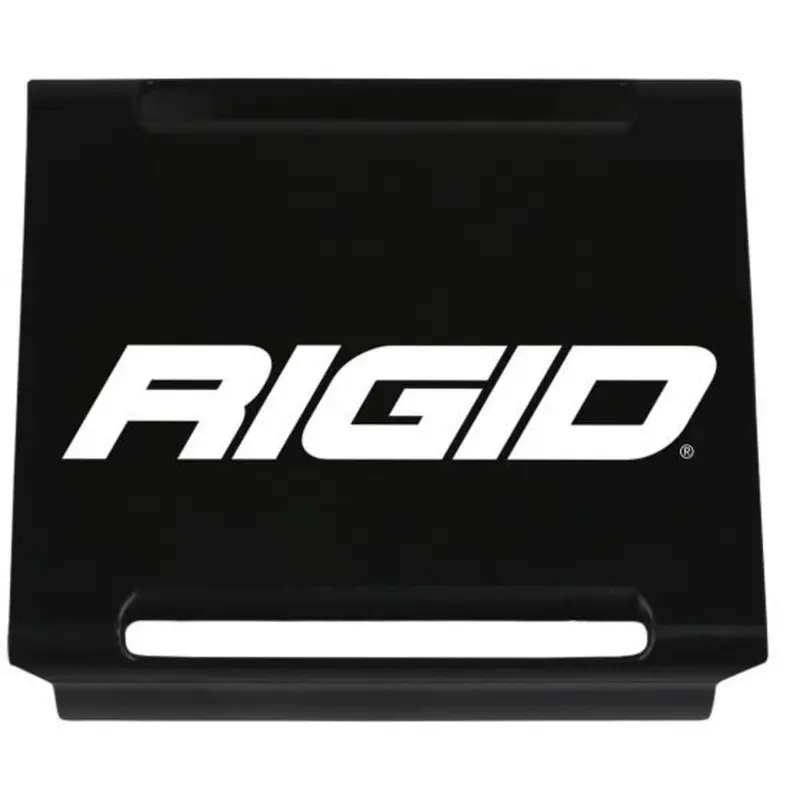 Rigid  E-Series 4" Black Polycarbonate Plastic Cover 1