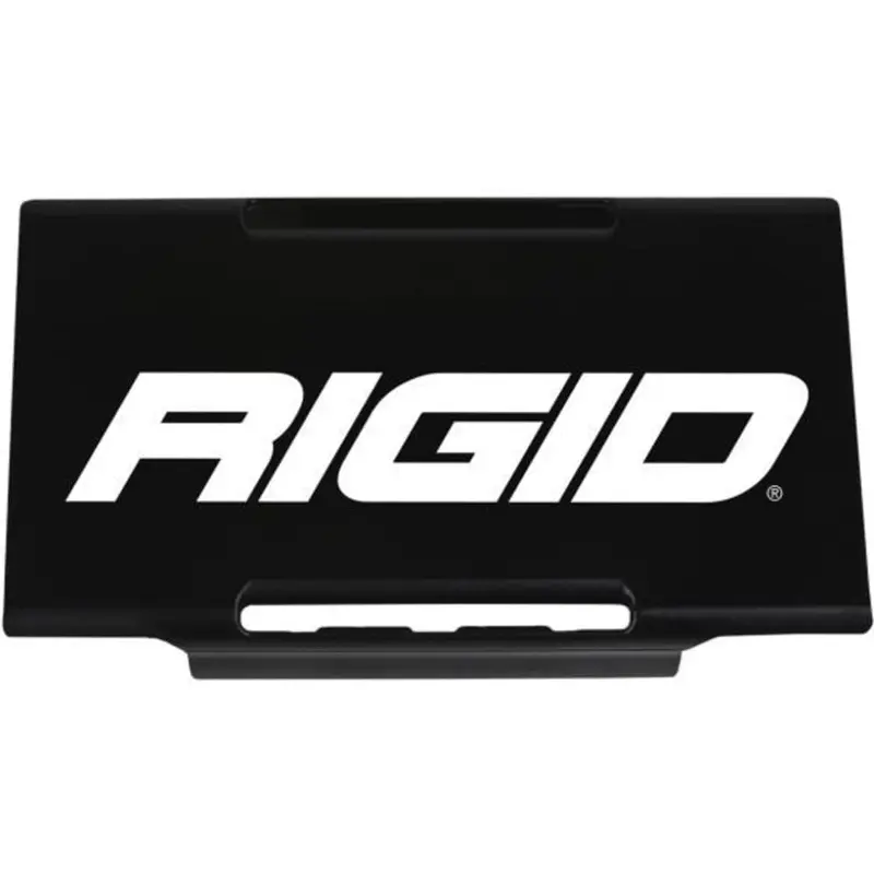 Rigid E-Series 6" Black Polycarbonate Plastic Cover 1