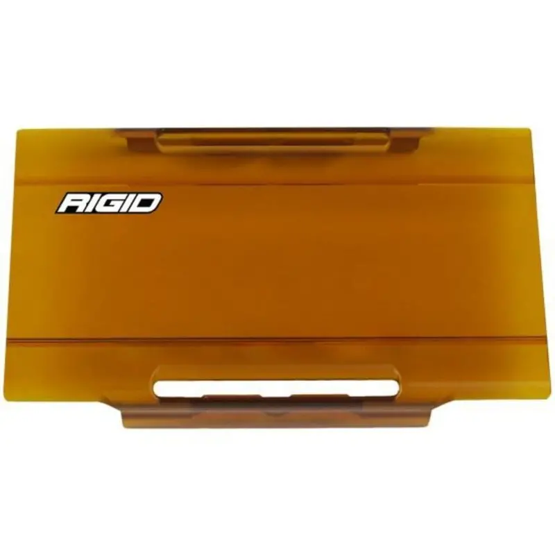 Rigid E-Series 6" Yellow Polycarbonate Plastic Cover 1