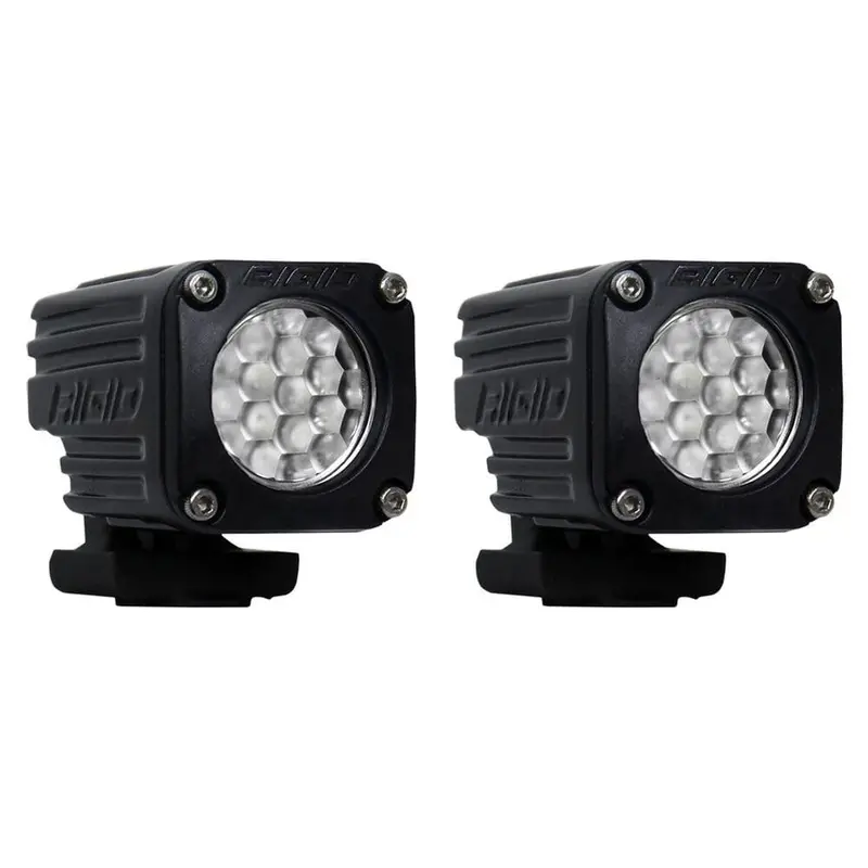 Rigid Ignite Flood Diffused Surface Mount Pods Light Backup Kit 1