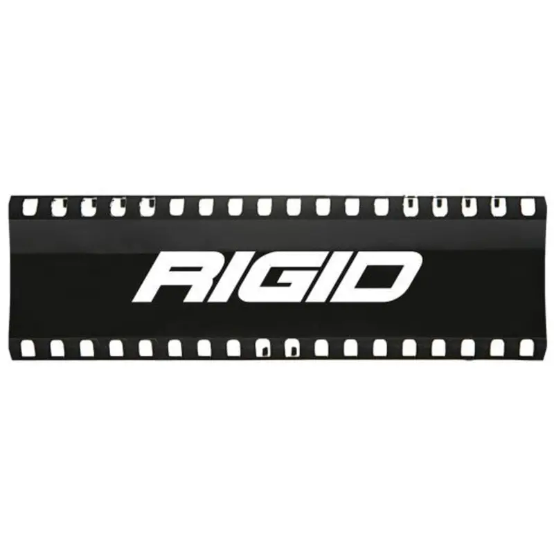 Rigid Sr-Series 6" Black Polycarbonate Plastic Cover 1