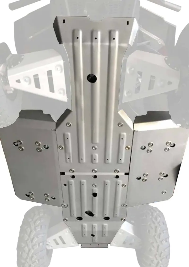Rival Powersports '16-'22 Polaris Ranger 570 Mid Size Alloy Central Skid Plate 1
