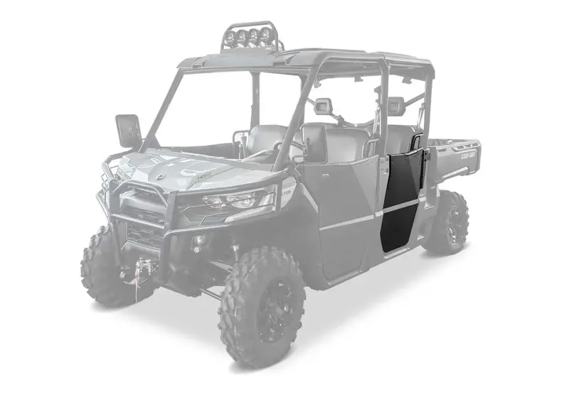 Rival Powersports '17-'25 Can-Am Defender Hd5 Max Rear Half Doors 2