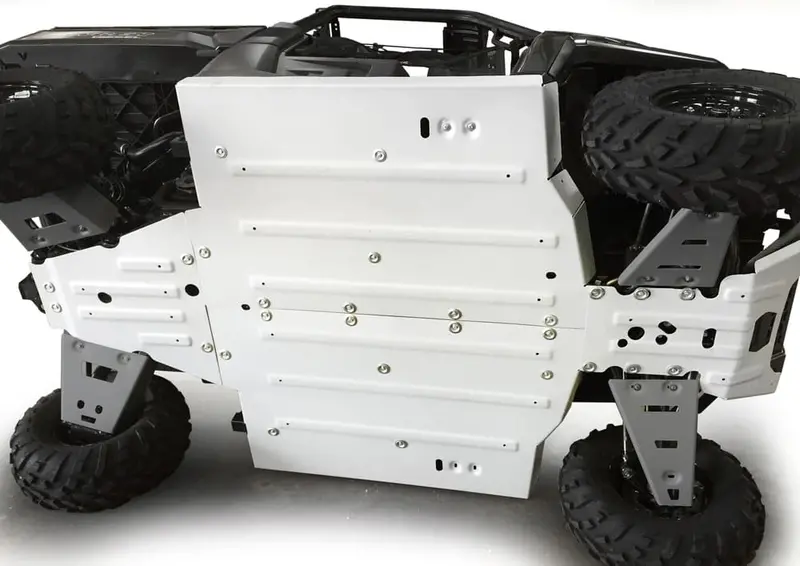 Rival Powersports Polaris Ranger Full Size Alloy Central Skid Plate 1