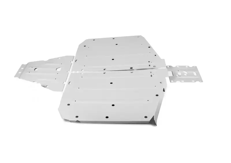 Rival Powersports Polaris Ranger Xp 1000 Alloy Central Skid Plate 1