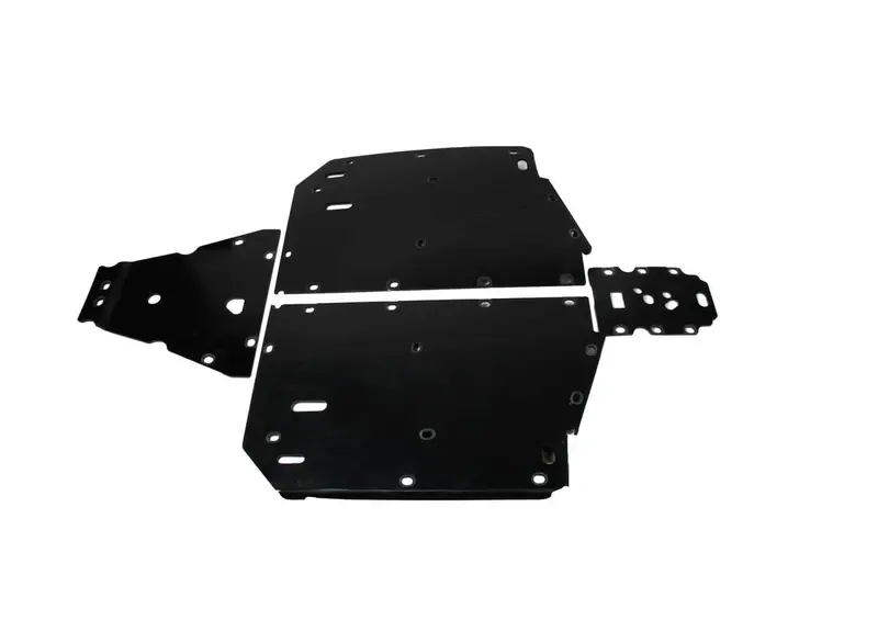 Rival Powersports Polaris Ranger Xp 1000 Plastic Central Skid Plate 1