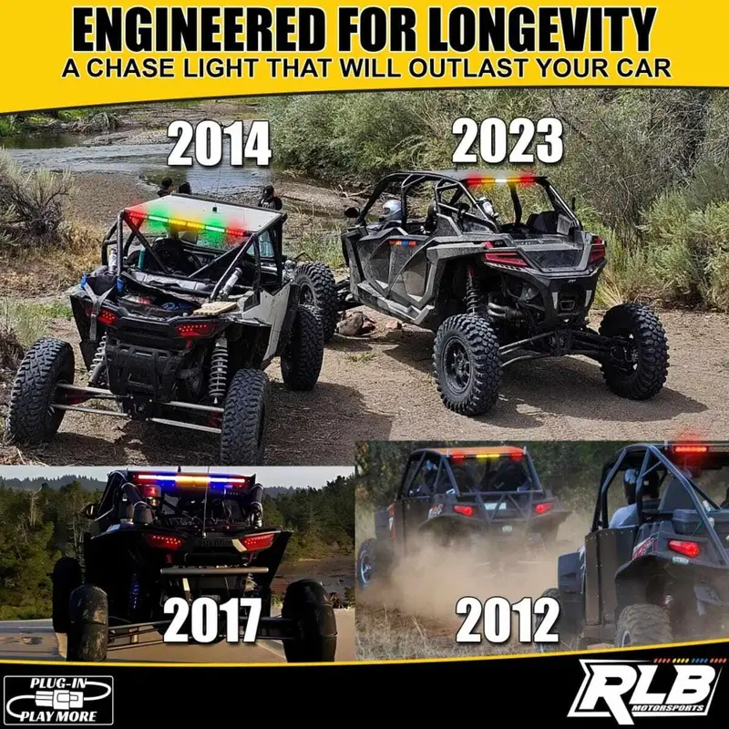 Rlb Motorsports '16-'18 Polaris Rzr Xp 1000 San Felipe Chase Light - Amber/White 2