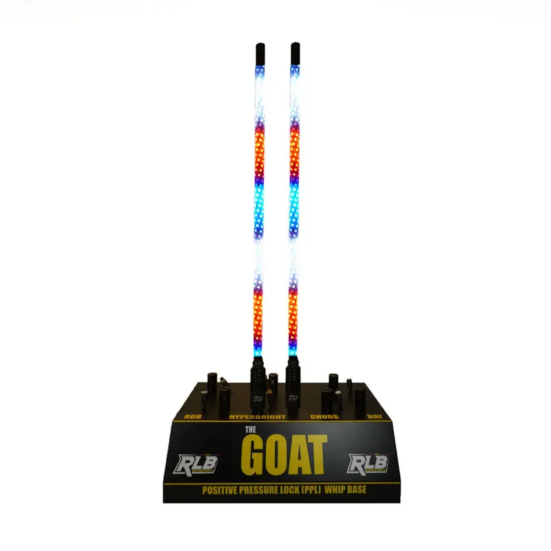 Rlb Motorsports Goat Rgb Led Whips 1