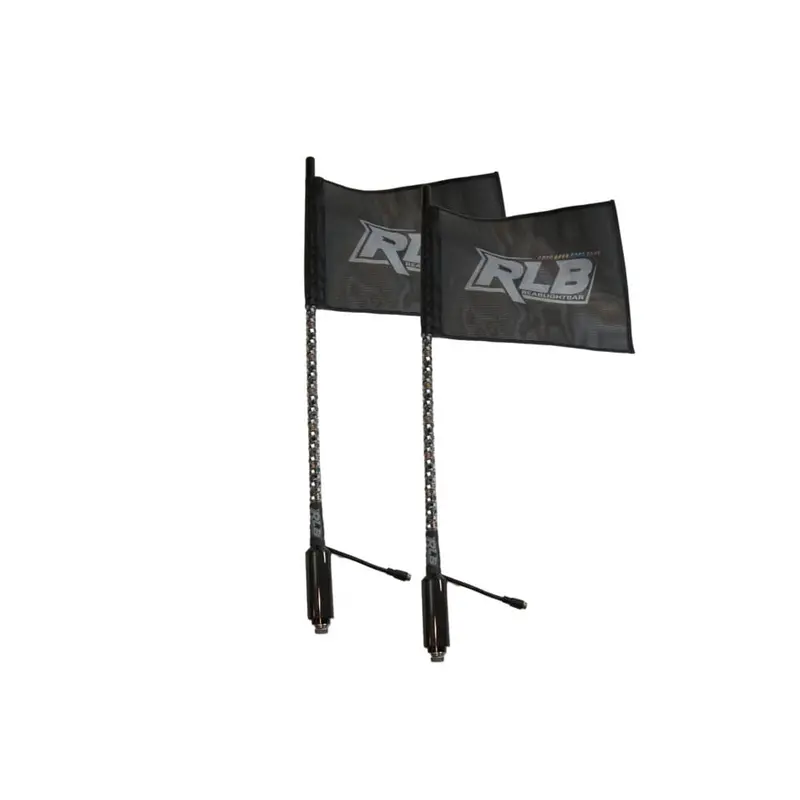 Rlb Motorsports Hyper Bright Solid Color Led Whips - V3 1