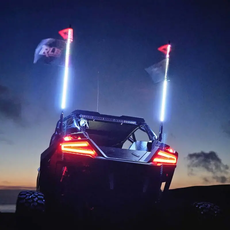 Rlb Motorsports Hyper Bright Solid Color Led Whips - V3 5