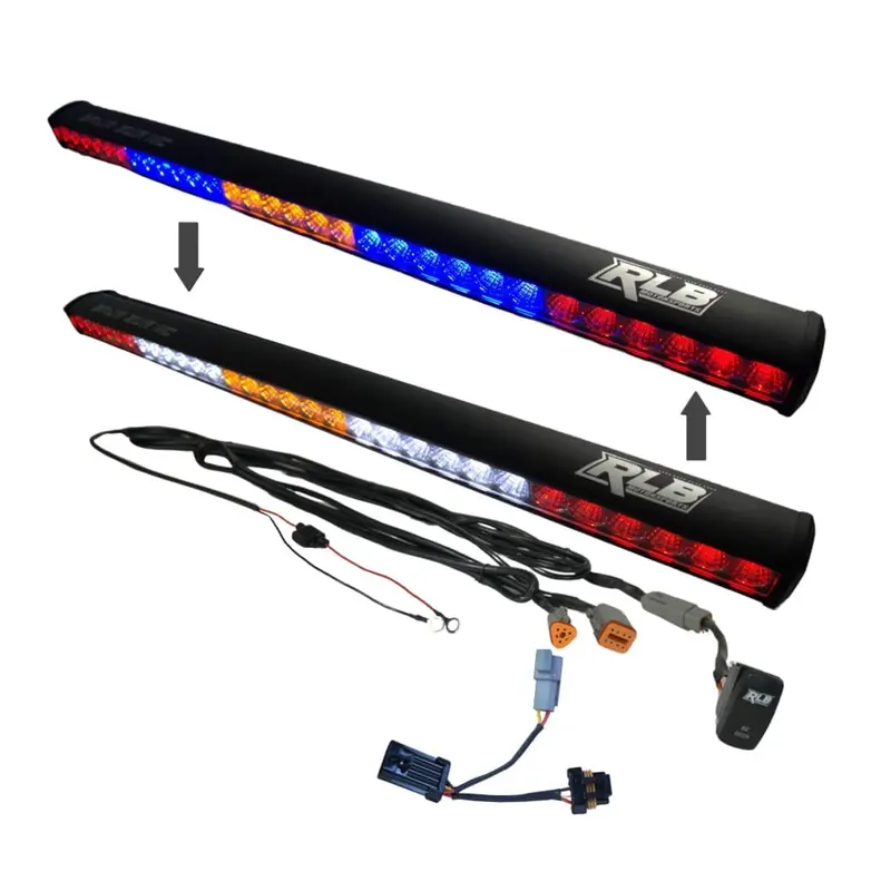Rlb Motorsports Polaris General Dual Color Led Chase Light - Blue/White 1
