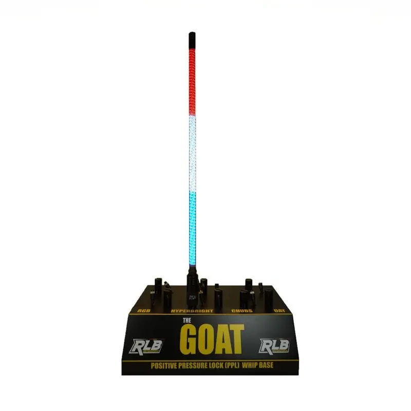 Rlb Motorsports Solid Color Goat Led Hyper Bright Whips 1