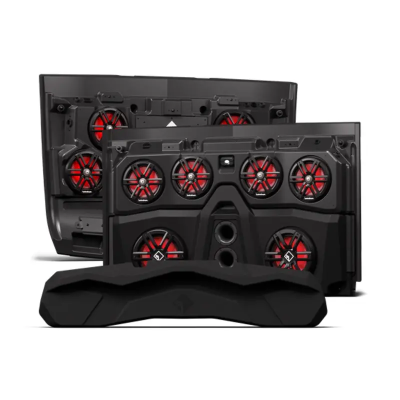 Rockford Fosgate '18+ Polaris Ranger Crew Front & Rear Audio Roof 1