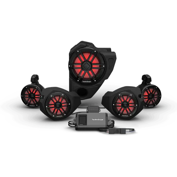 Rockford Fosgate Stage 4 Audio Kit - Polaris Rzr (Ride Command) 1