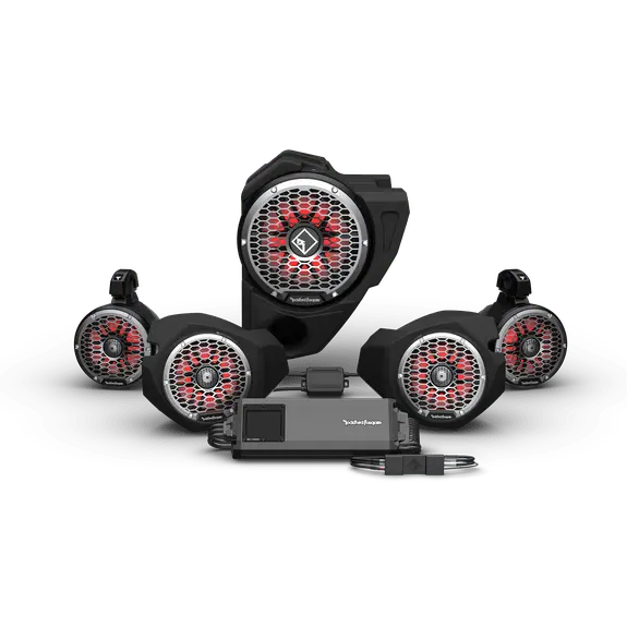 Rockford Fosgate Stage 5 Audio Kit 2014+ Polaris Rzr (Ride Command) 1