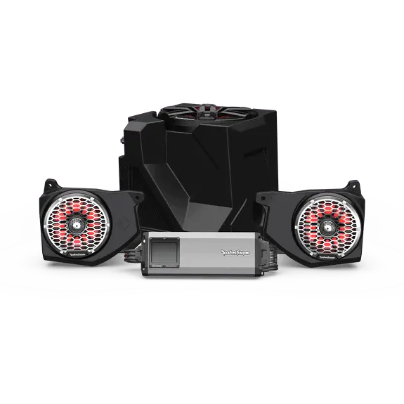 Rockford Fosgate Stage 5 Audio Kit - Polaris Ranger (Ride Command) 1