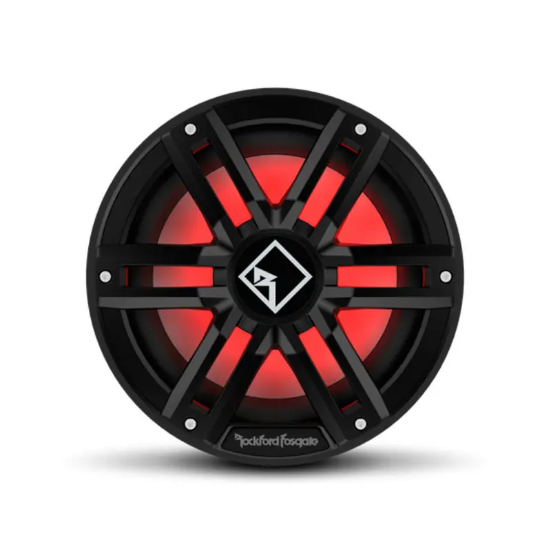 Rockford Fostgate Black M2 10" Dvc 2Ω Color Optix™ Infinite Baffle Marine Subwoofer 2