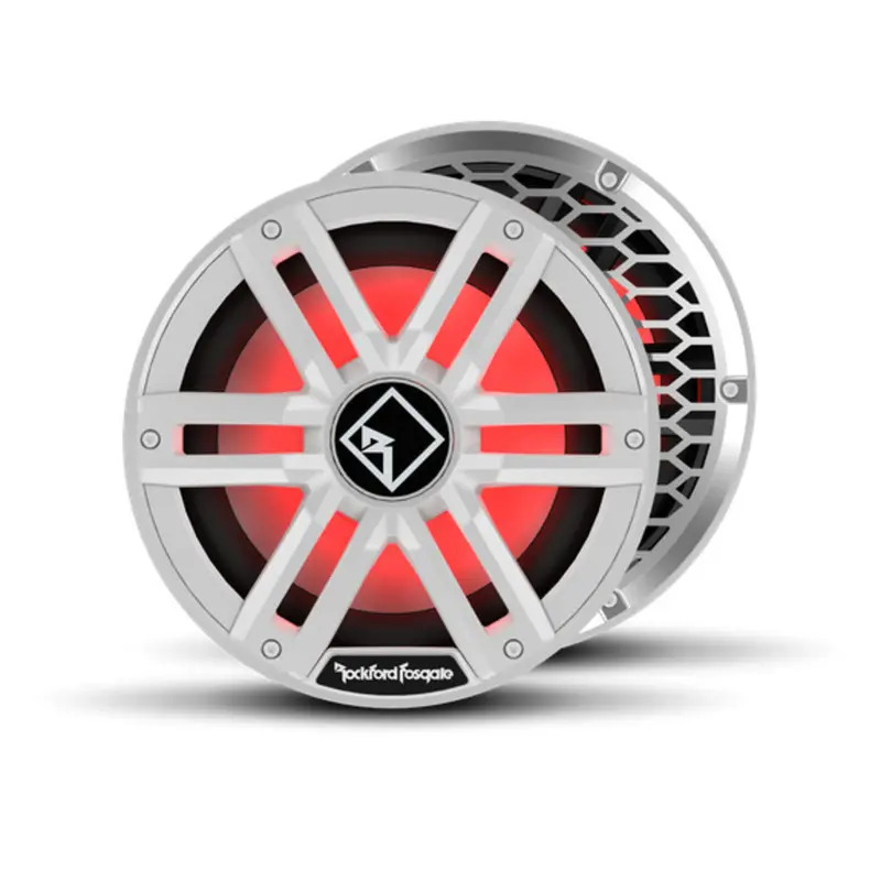 Rockford Fostgate M2 10" Dvc 2Ω Color Optix Infinite Baffle Marine Subwoofer 1