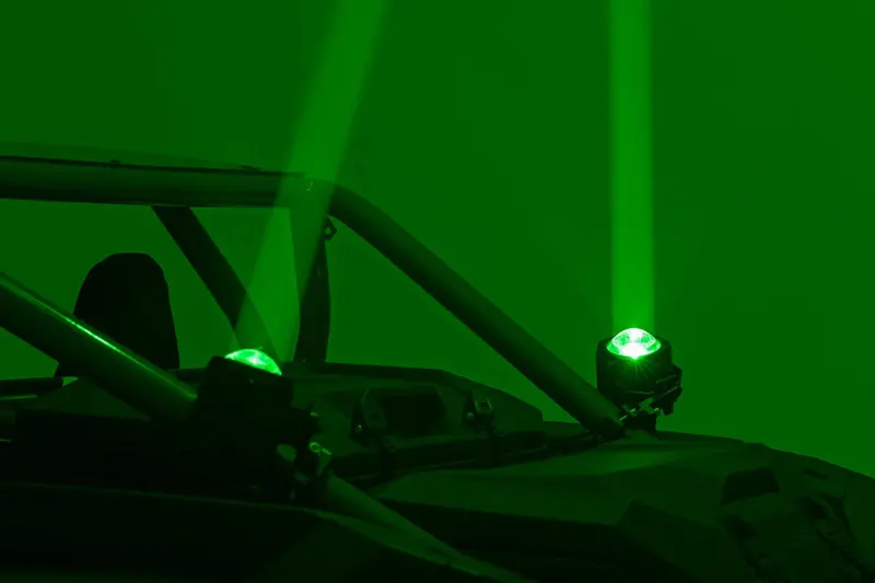 Rough Country 2400 Lumens Rgbw Laser Whip Light Kit- Pair 1