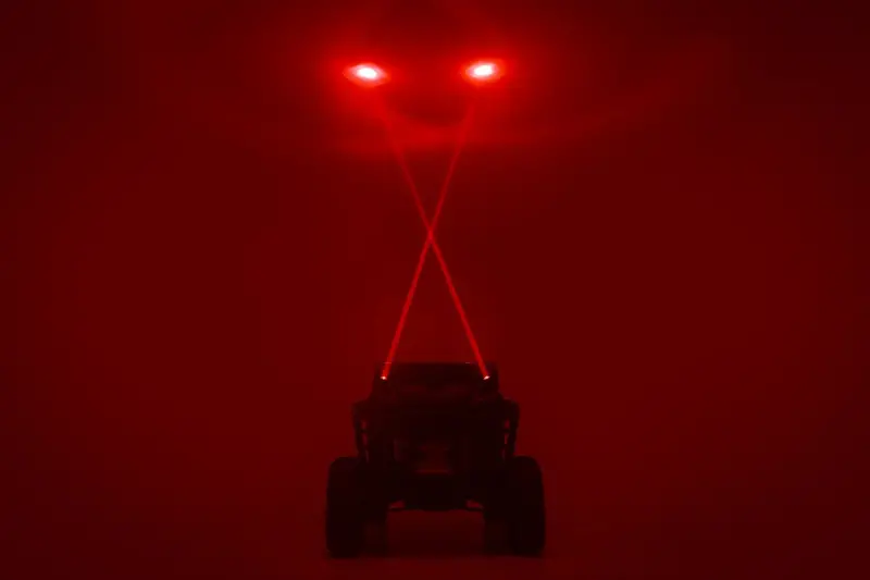 Rough Country 2400 Lumens Rgbw Laser Whip Light Kit- Pair 2