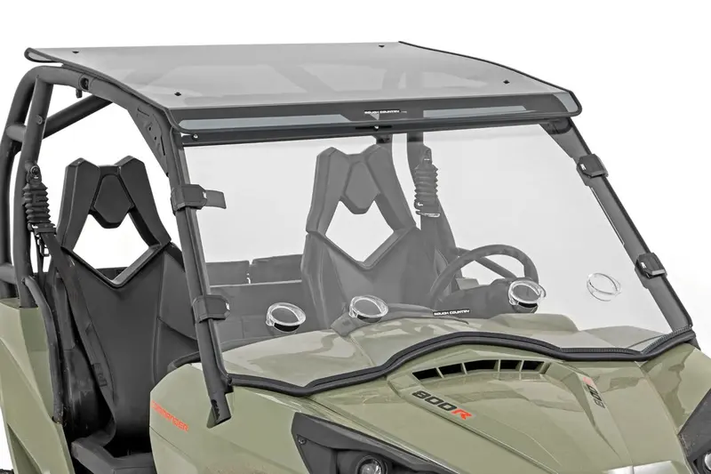 Rough Country Cam-Am Commander Max 1000 Scratch Resistant Vented Full Windshield 1