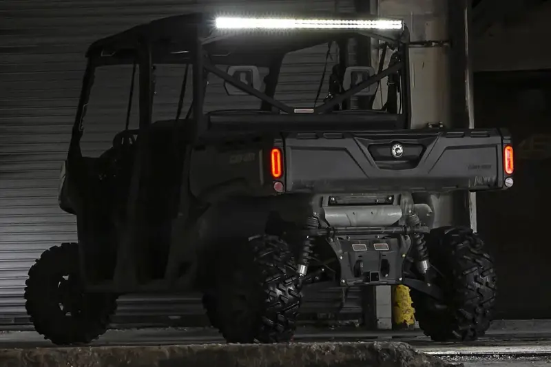 Rough Country Can-Am Defender Max Hd10 50" Black Dual Row Cab Mount Led Light Kit 2