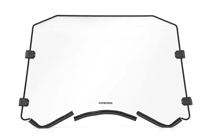 Rough Country Can-Am Maverick Max 1000R X Scratch Resistant Full Windshield 1