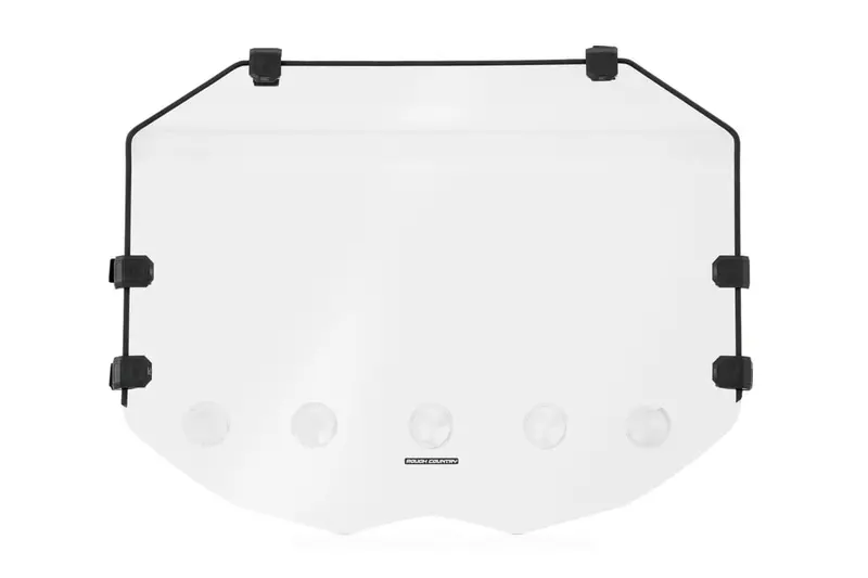Rough Country Can-Am Maverick X3 Scratch Resistant Vented Full Windshield 1