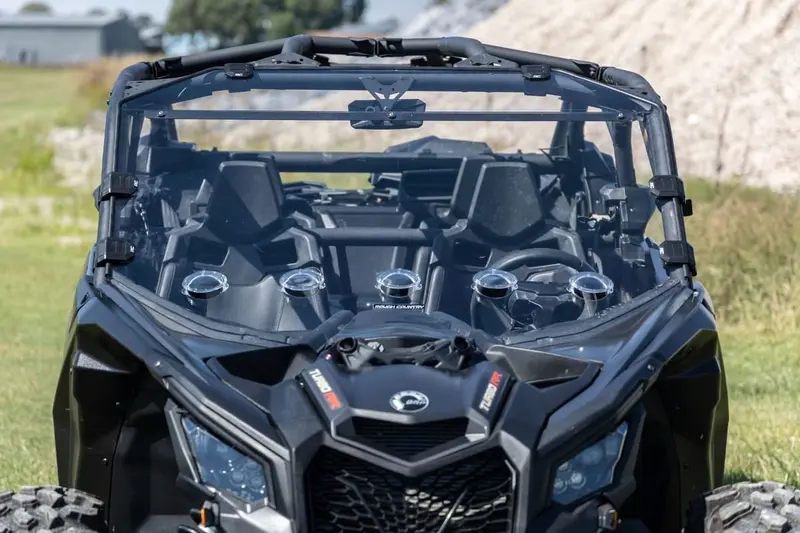 Rough Country Can-Am Maverick X3 Scratch Resistant Vented Full Windshield 2