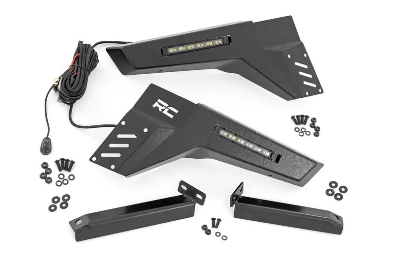 Rough Country Honda Pioneer 1000-6 Honda 6" Led Combo Stinger Bumper Wings 2