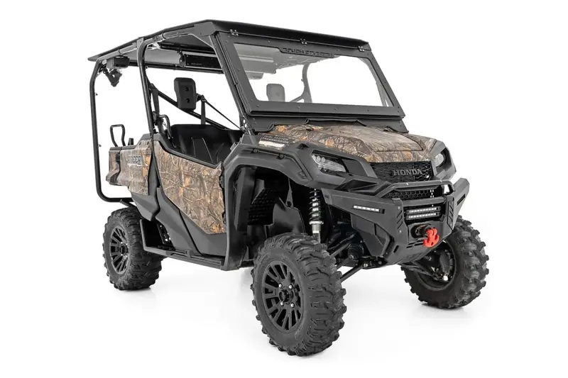 Rough Country Honda Pioneer 1000 Electric Tilt Glass Windshield 2