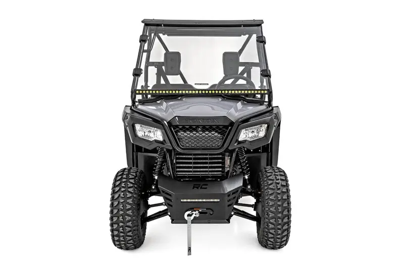 Rough Country Honda Pioneer 520 Scratch Resistant Full Windshield 2