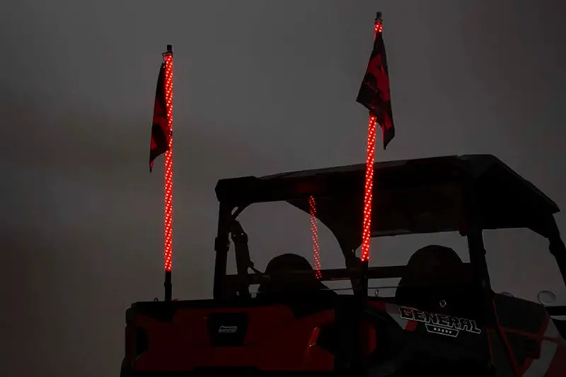 Rough Country Multi-Color Led Whip 4' Long - Pair 1