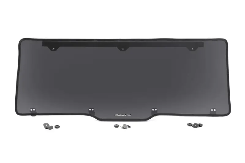 Rough Country Polaris Ranger Xp 1000 Scratch Resistant Tinted Rear Panel 1