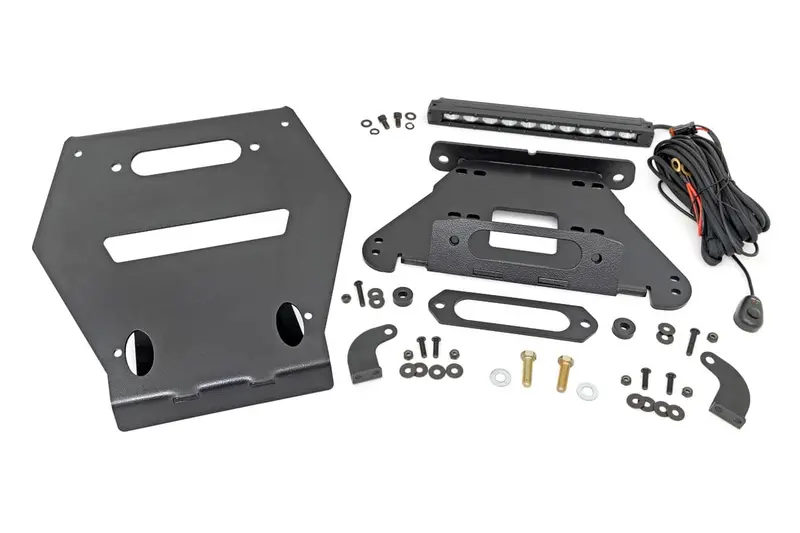 Rough Country Polaris Rzr Pro R Winch Mount 1