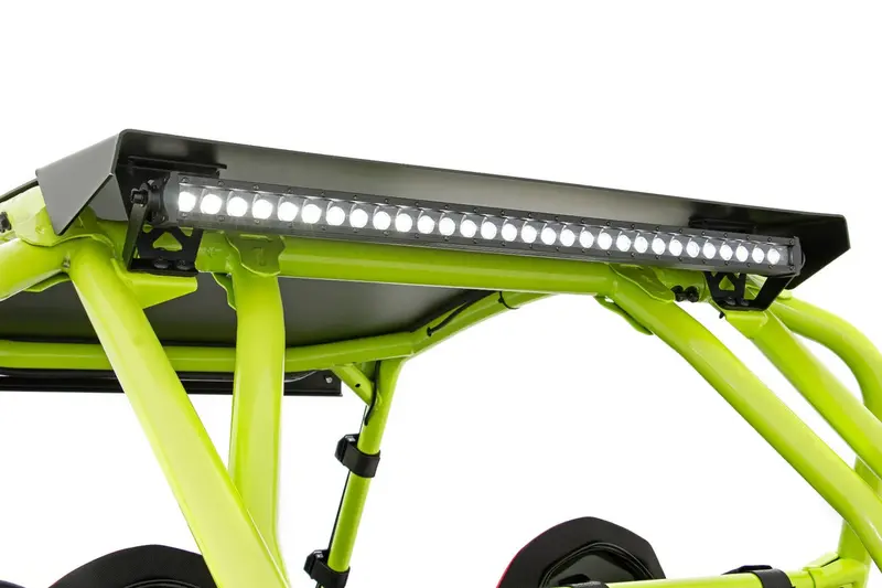 Rough Country Polaris Rzr Turbo S4 Black Series Rear Bracket 30 Inch Curved Led Light Kit 1