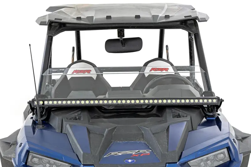 Rough Country Polaris Rzr Xp 1000 40" Black Single Row Front Mount Led Light Kit 1