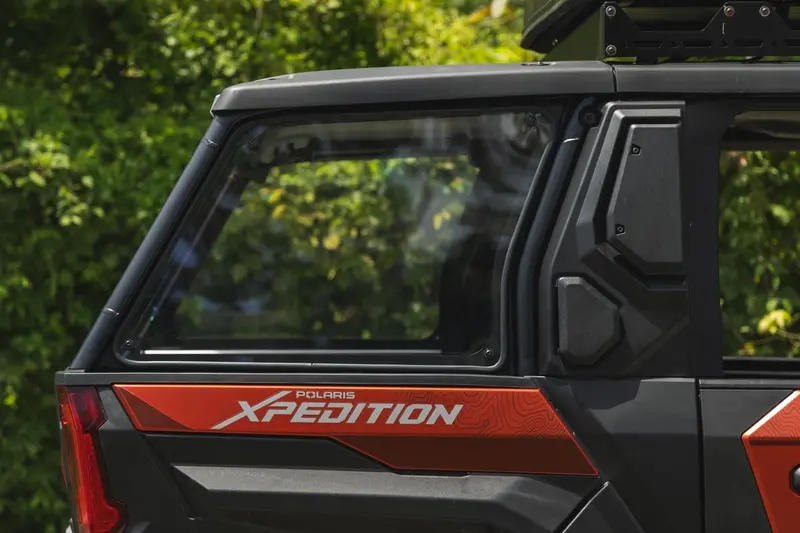 Rough Country Polaris Xpedition Adv 5 Scratch Resistant Bed Side Rear Windows 1