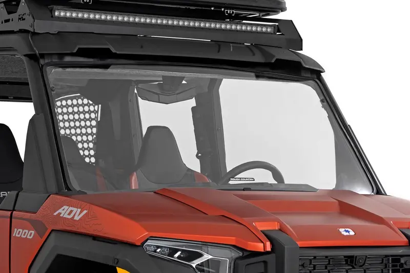 Rough Country Polaris Xpedition Scratch Resistant Full Windshield 1