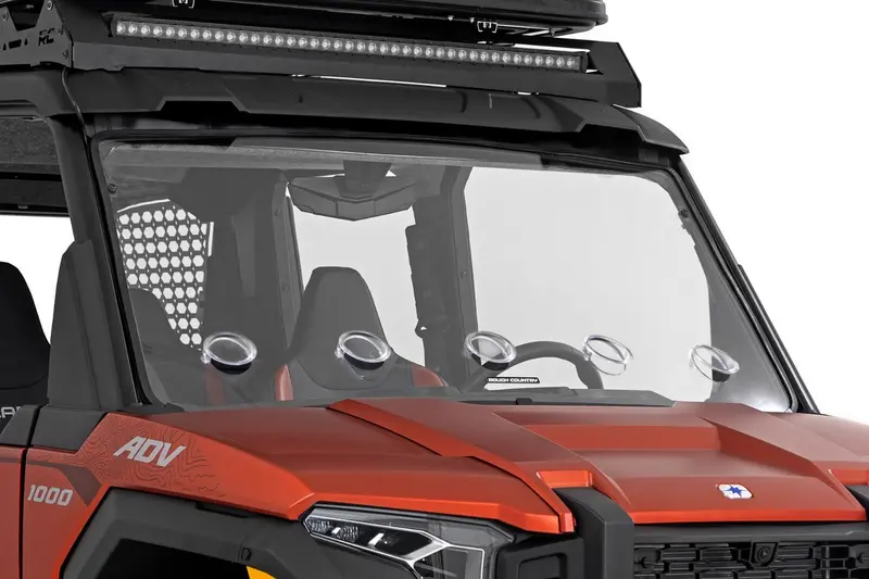 Rough Country Polaris Xpedition Scratch Resistant Vented Full Windshield 1