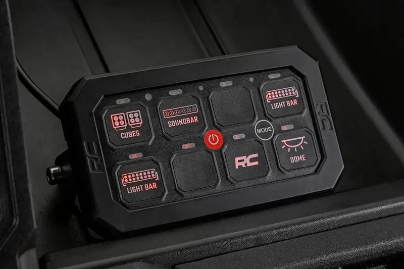 Rough Country Rgb Backlit Buttons Multifunction Modes 8 Gang Switch Panel 1