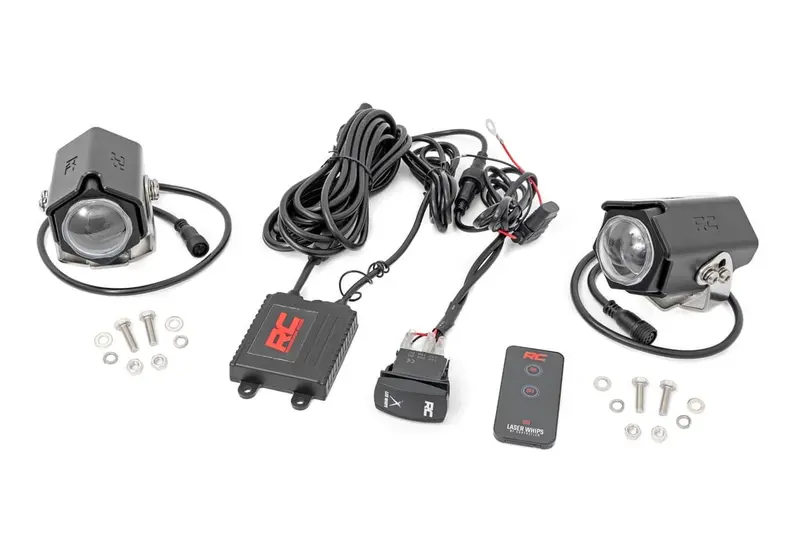 Rough Country Rgbw Laser Whip Light Kit - Pair 2