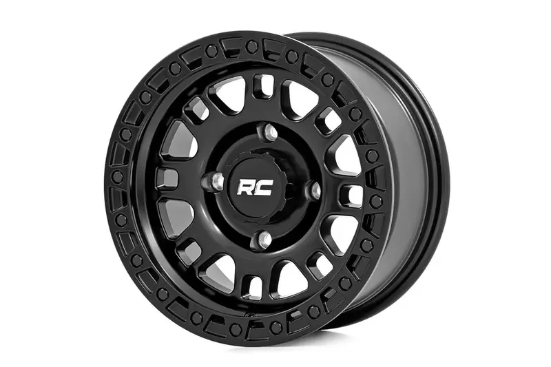 Rough Country Semi Gloss Black 15X7 | 5X4.5 | +10Mm 82 Series Wheel 1